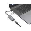 Equip USB-C naar 2,5 Gigabit Ethernet netwerk (USB-C+A) adapter