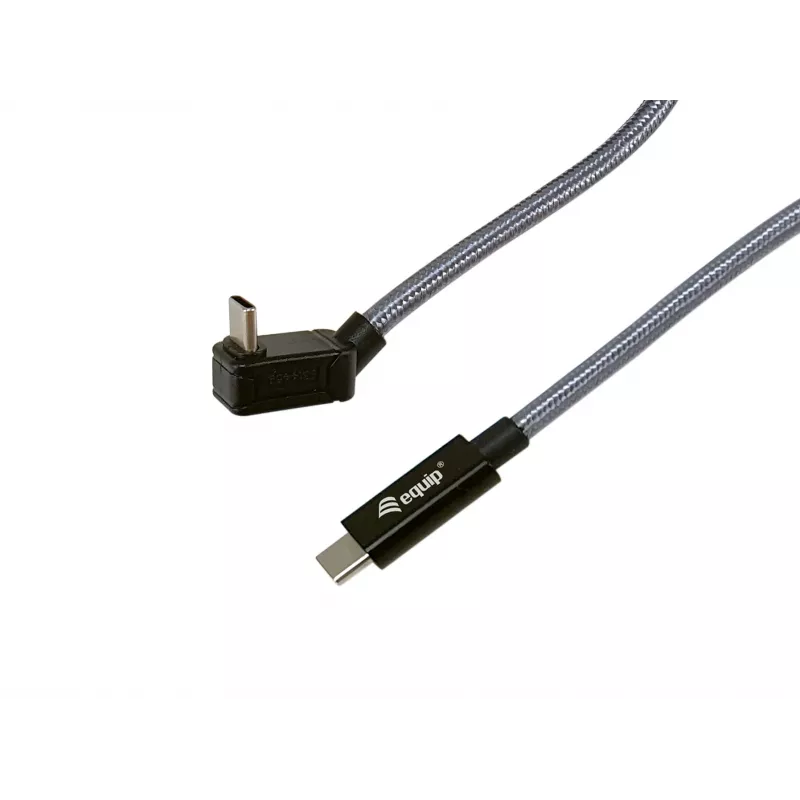 Equip USB 3.2 Gen 2x2 C naar C U-stekker kabel, 3,0 m, zwart, M/M, PD240W, 4K/60Hz, 20Gbps