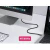 Equip USB-C naar C actieve optische kabel, M/M, 15 m, PD 60 W, 4K/60 Hz, 10 Gbit/s, video+data+PD