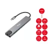 Equip USB-C 8-in-1 multifunctionele adapter, bedraad, USB Type-C, 100 W, 1000 Mbit/s, 1000BASE-T, IEEE 802.3ab