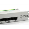 Equip 25-poorts Cat.3 RJ45 ISDN patchpanel, lichtgrijs