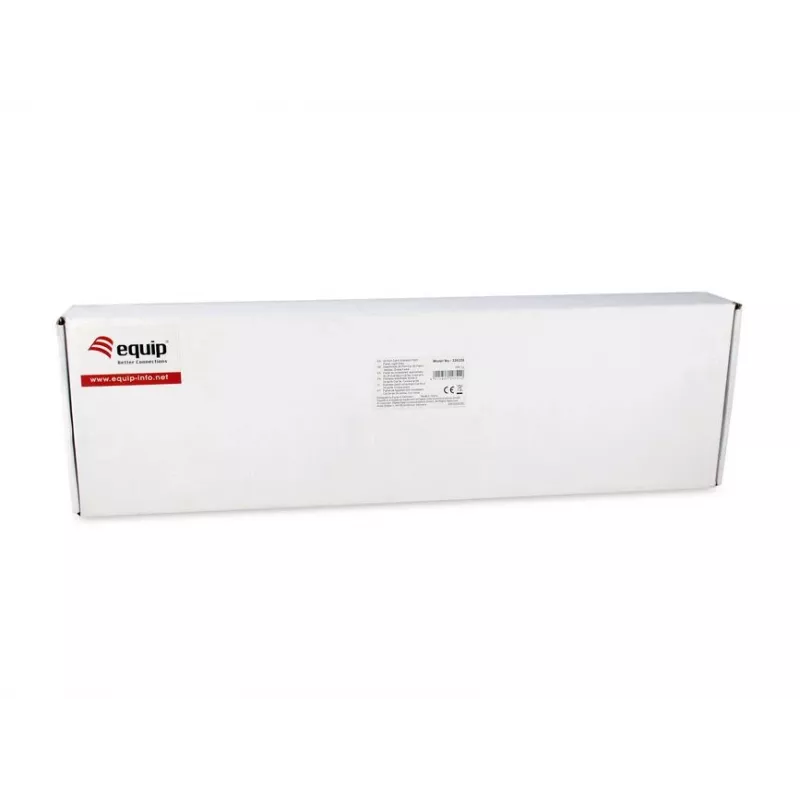 Equip 24-poorts Cat.6 afgeschermd patchpanel, lichtgrijs