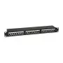 Equip 24-poorts Cat.6 afgeschermd patchpanel, lichtgrijs
