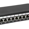 Equip 24-poorts Cat.6 afgeschermd patchpanel, lichtgrijs