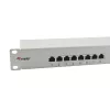 Equip 16-poorts Cat.6 afgeschermd patchpanel, lichtgrijs