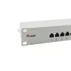 Equip 16-poorts Cat.6 afgeschermd patchpanel, lichtgrijs