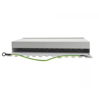 Equip 12-poorts Cat.6 desktop patchpanel, lichtgrijs, 10/100/1000Base-T(X), Gigabit Ethernet, 1000 Mbit/s, RJ-45, Cat6, 1U
