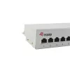 Equip 12-poorts Cat.6 desktop patchpanel, lichtgrijs, 10/100/1000Base-T(X), Gigabit Ethernet, 1000 Mbit/s, RJ-45, Cat6, 1U