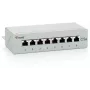 Equip 8-poorts Cat.5e desktop patchpanel, lichtgrijs, RJ-45, goud, Cat5e, grijs, ANSI/TIA/EIA 568, -40 - 80 °C
