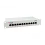 Equip 12-poorts Cat.6 afgeschermd patchpanel, lichtgrijs, Gigabit Ethernet, 1000 Mbit/s, RJ-45, Cat6, Cat6e, 1U, grijs