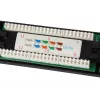 Equip 24-poorts Cat.5e onafgeschermd patchpanel, zwart, Cat5e, rackmontage, 1U, zwart, RoHS, CE