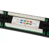 Equip 24-poorts Cat.5e onafgeschermd patchpanel, zwart, Cat5e, rackmontage, 1U, zwart, RoHS, CE