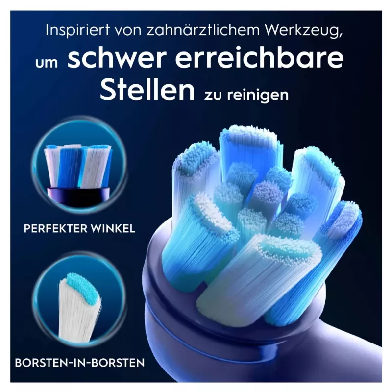 Oral-B iO Ultimate Clean vervangborstelkoppen, wit, 2 stuks