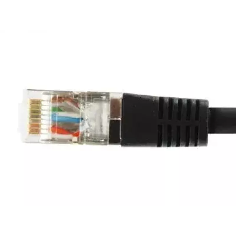 Netwerkkabel Equip Cat.6A Platin S/FTP RJ-45 1,0 m zwart
