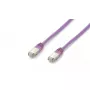 Netwerkkabel Equip Cat.6A Platinum S/FTP RJ-45 5m paars