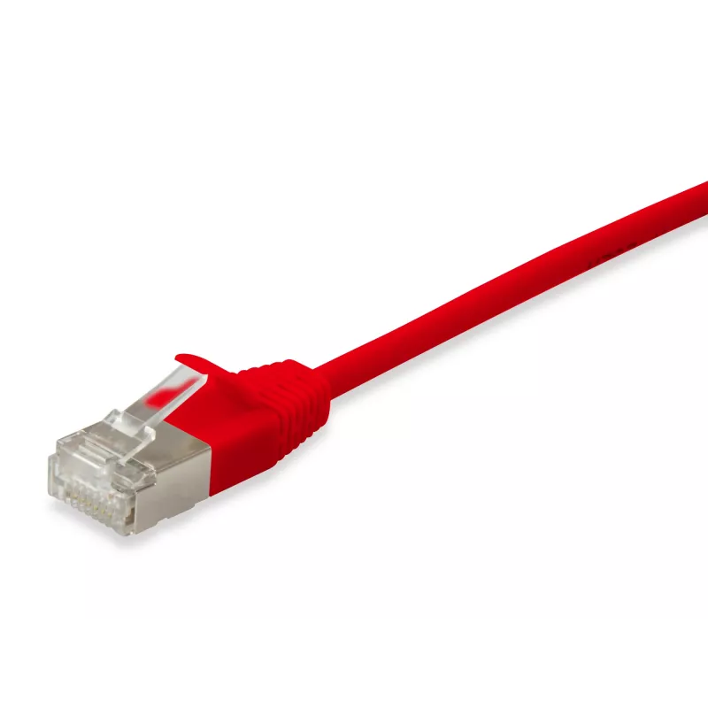 Netwerkkabel Equip Cat.6A F/FTP slank patchkabel RJ-45 20 m rood