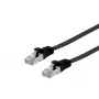 Netwerkkabel Equip Cat.6A U/FTP platte patchkabel RJ-45 1,0 m zwart