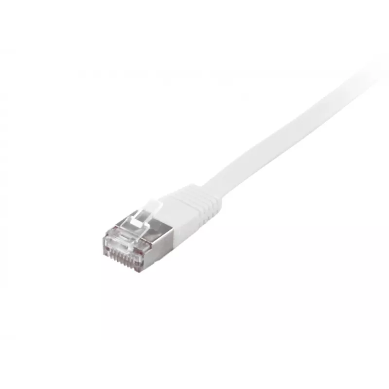 Equip Cat.6A U/FTP platte patchkabel, 3,0 m, wit, 3 m, Cat6a, U/FTP (STP), RJ-45, RJ-45, wit