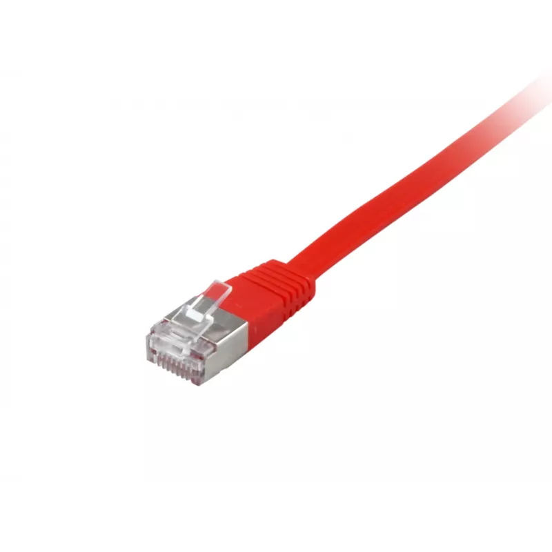 Equip Cat.6A U/FTP platte patchkabel, 10,0 m, rood