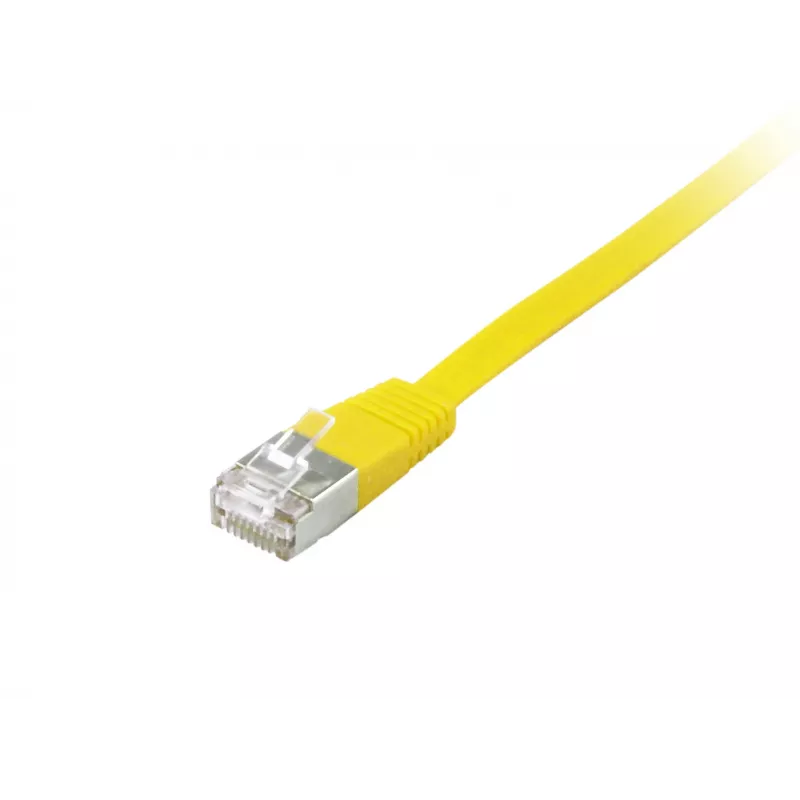 Equip Cat.6A U/FTP platte patchkabel, 10,0 m, geel