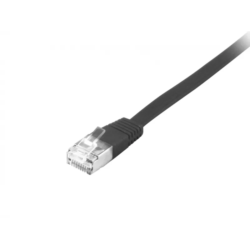 Netwerkkabel Equip Cat.6A U/FTP platte patchkabel RJ-45 5,0 m zwart