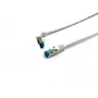 Equip Cat.6A S/FTP patchkabel, haaks op rechte stekker, 5,0 m, wit