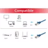 Equip Cat.6A S/FTP patchkabel, blauw, 25 m