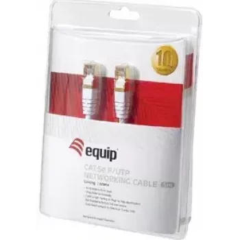 Netwerkkabel Equip Cat5e F/UTP RJ-45 10m wit