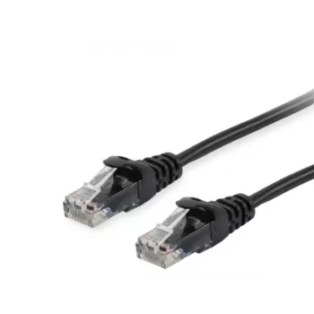 Patchkabel Equip Cat.6A RJ-45 U/UTP 0,25 m zwart