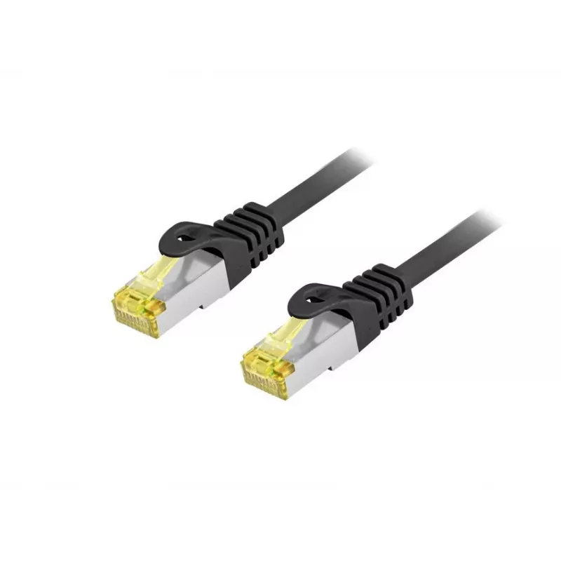 Patchkabel EQUIP Cat.6A S/FTP Outdoor, 7,5 m, RJ-45–RJ-45, zwart