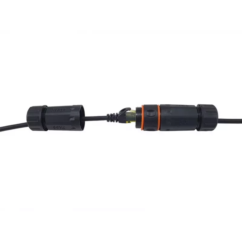 Patchkabel EQUIP Cat.6A S/FTP Outdoor, 7,5 m, RJ-45–RJ-45, zwart