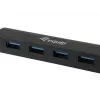 Equip 128953 interface-hub USB 3.2 Gen 1 (3.1 Gen 1) Type-A 5000 Mbit/s zwart