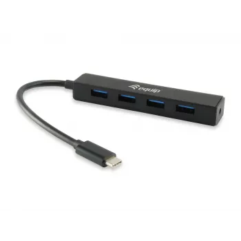 Equip 128954 interface-hub USB 3.2 Gen 1 (3.1 Gen 1) Type-C 5000 Mbit/s zwart