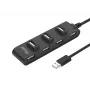 Equip 7-poorts USB 2.0 hub, USB 2.0, USB 2.0, 480 Mbit/s, zwart, China, CE, RoHS