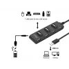 Equip 7-poorts USB 2.0 hub, USB 2.0, USB 2.0, 480 Mbit/s, zwart, China, CE, RoHS