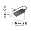 Equip 4-poorts USB 3.0 hub met USB-C-adapter