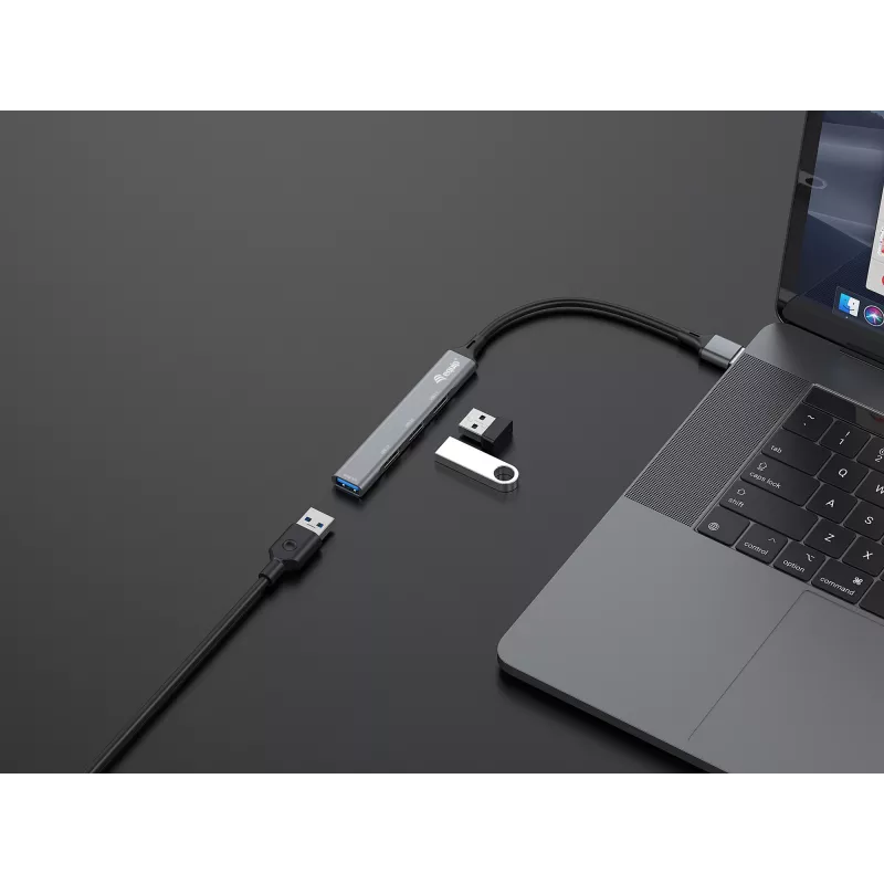 USB-hub Equip 4-poorts USB 3.0/2.0 hub