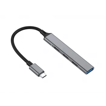 USB-hub Equip 4-poorts USB 3.0/2.0 hub USB-C