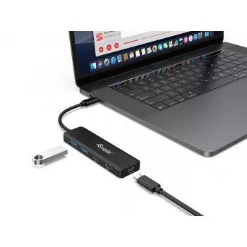 Equip USB-C 4-poorts USB 3.2 Gen 1 hub, USB-C x 2, USB-A x 2