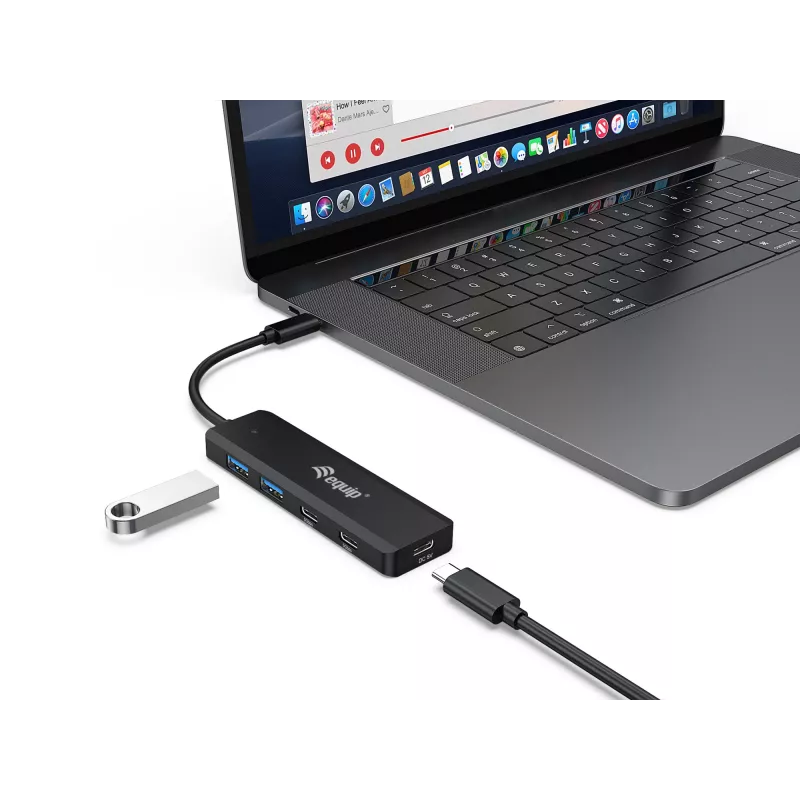 Equip USB-C 4-poorts USB 3.2 Gen 1 hub, USB-C x 2, USB-A x 2