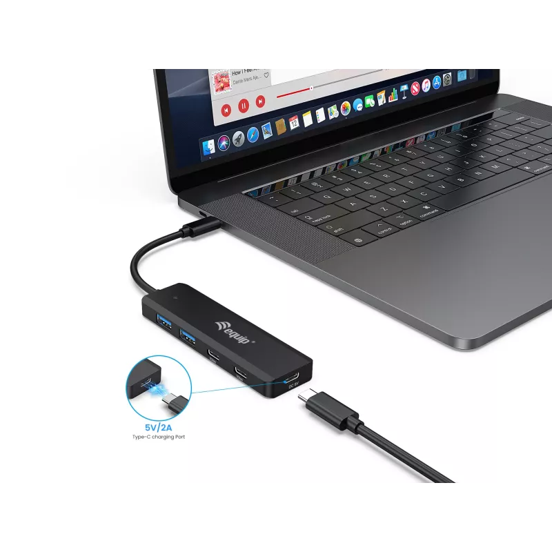 Equip USB-C 4-poorts USB 3.2 Gen 1 hub, USB-C x 2, USB-A x 2