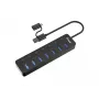 USB-hub Equip 7-poorts USB 3.2 Gen 1 hub met voeding