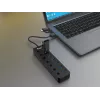 USB-hub Equip 7-poorts USB 3.2 Gen 1 hub met voeding