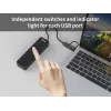 USB-hub Equip 7-poorts USB 3.2 Gen 1 hub met voeding