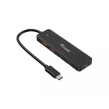 Equip USB-C 4-poorts USB 3.2 Gen 2 (10 Gbit/s) hub, USB-C x 2, USB-A x 2