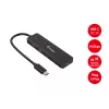 Equip USB-C 4-poorts USB 3.2 Gen 2 (10 Gbit/s) hub, USB-C x 2, USB-A x 2
