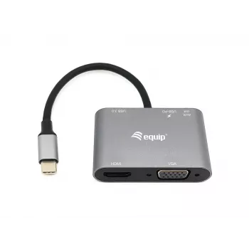 Equip USB-C 5-in-1 multifunctionele adapter