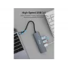 Equip USB-C 5-in-1 multifunctionele adapter, HDMI, USB 3.2 GEN1, 100W USB PD