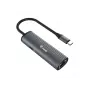 Equip USB-C naar RJ45 Gigabit-netwerk + PD-adapter USB Type-C 100W