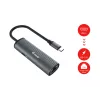 Equip USB-C naar RJ45 Gigabit-netwerk + PD-adapter USB Type-C 100W
